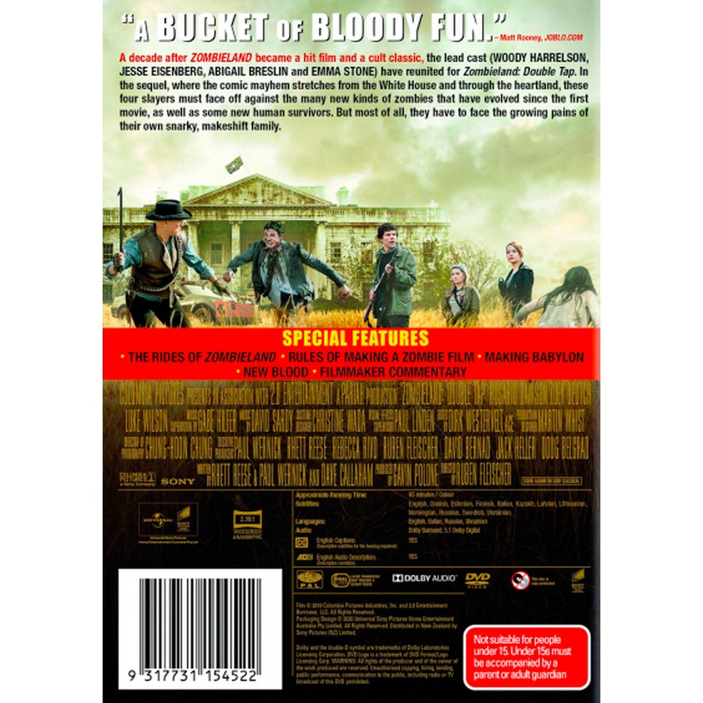 Zombieland: Double Tap DVD