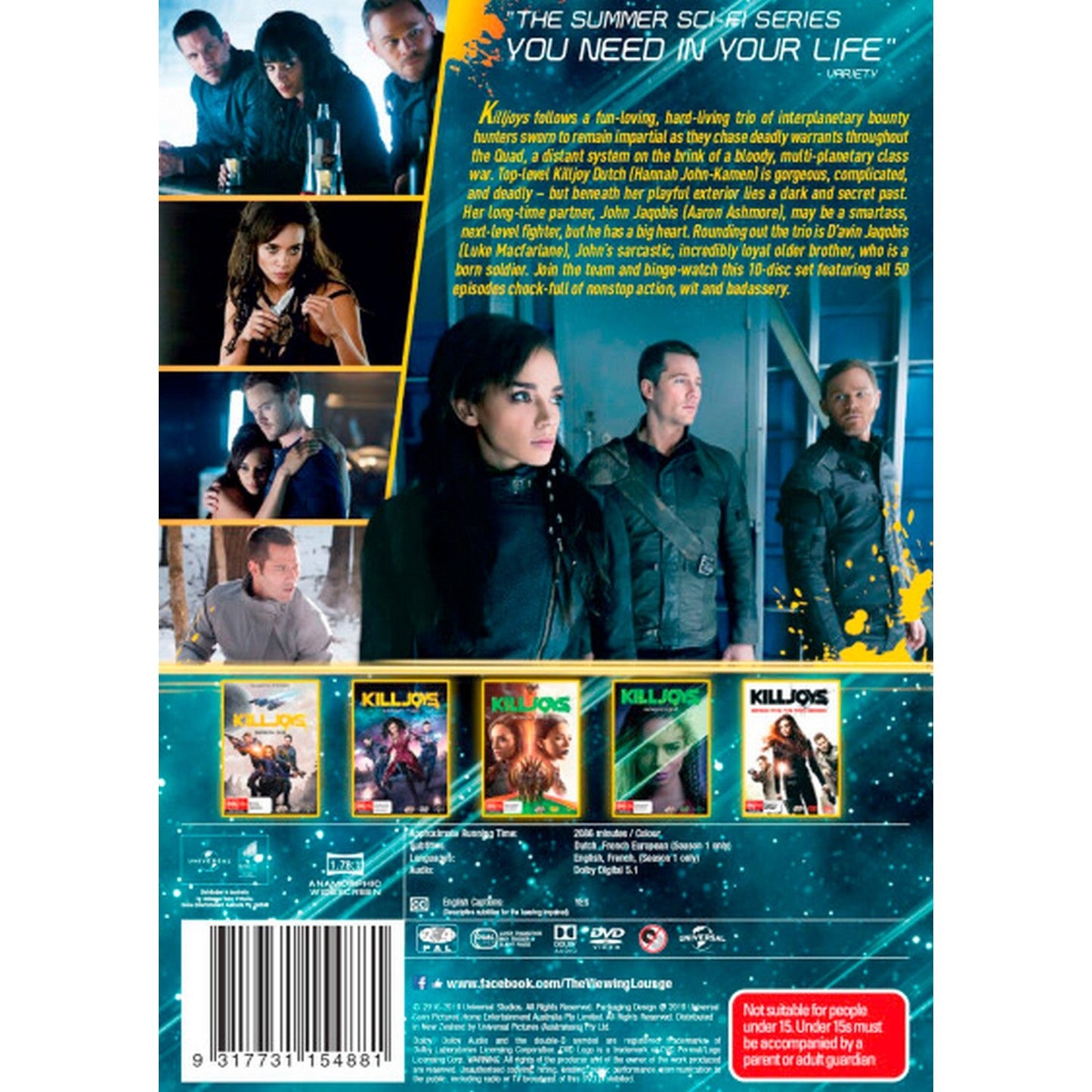 Killjoys: The Complete Series DVD Box Set