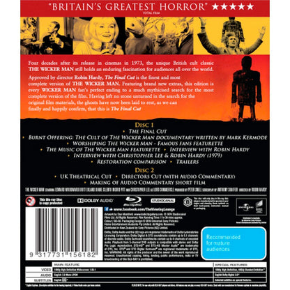 The Wicker Man: The Final Cut (Classics Remastered) Blu-Ray