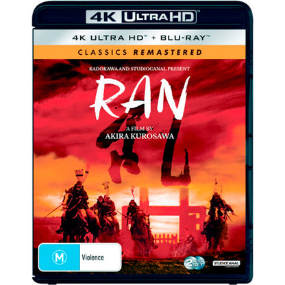 RAN (Classics Remastered) 4K UltraHD + Blu-Ray