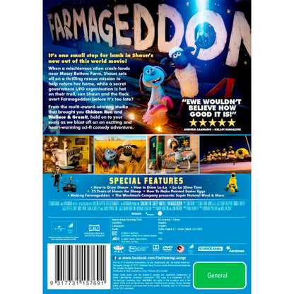 A Shaun the Sheep Movie: Farmageddon DVD