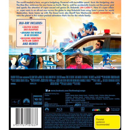 Sonic the Hedgehog (2020) Blu-Ray