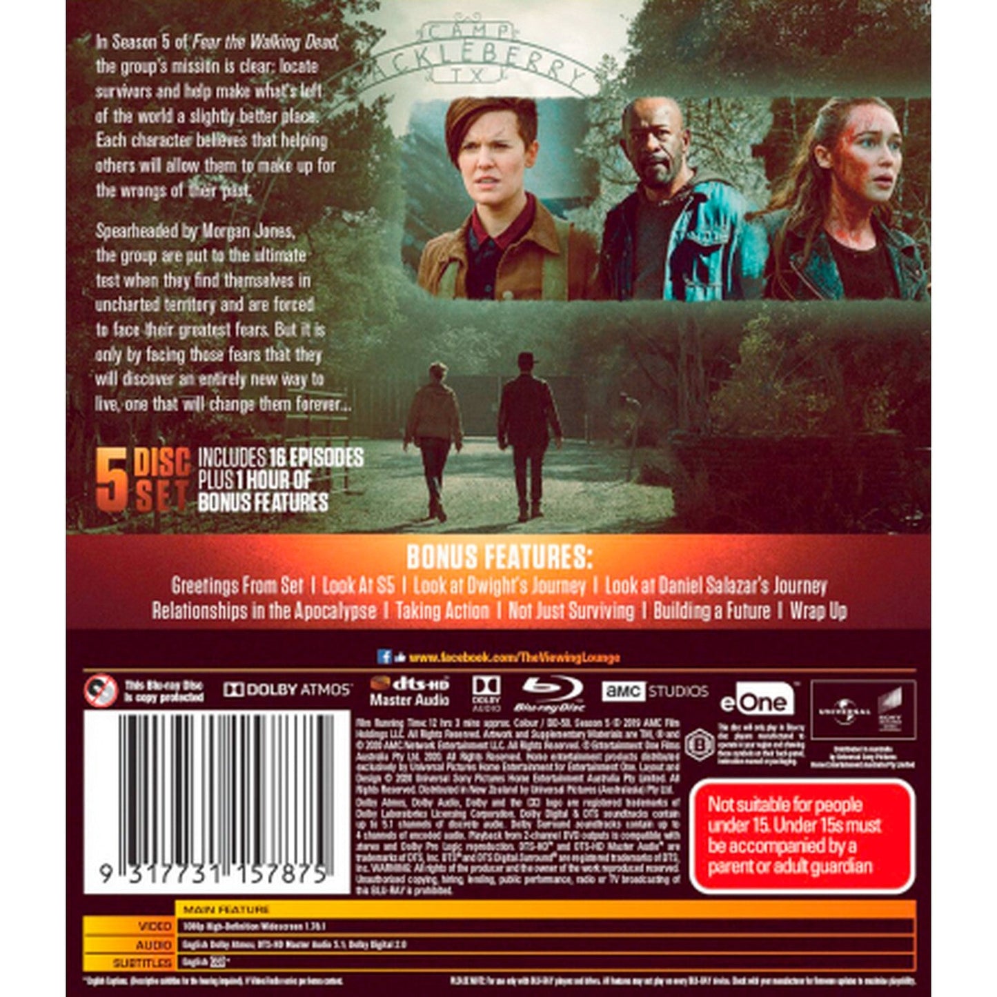 Fear the Walking Dead: Season 5 Blu-Ray