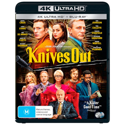 Knives Out 4K UltraHD + Blu-Ray