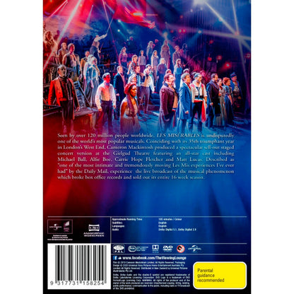 Les Miserables: Live (2019) DVD