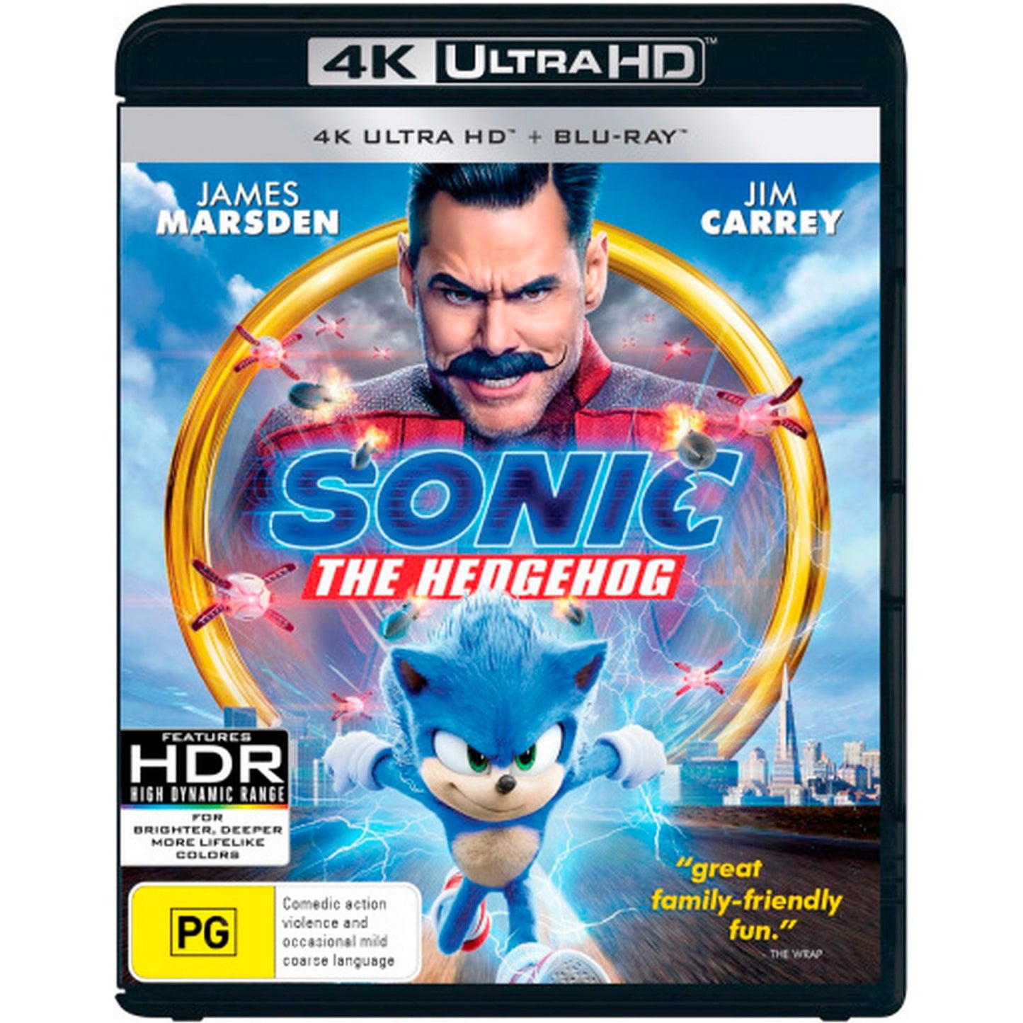 Sonic The Hedgehog (2020) 4K UltraHD + Blu-Ray