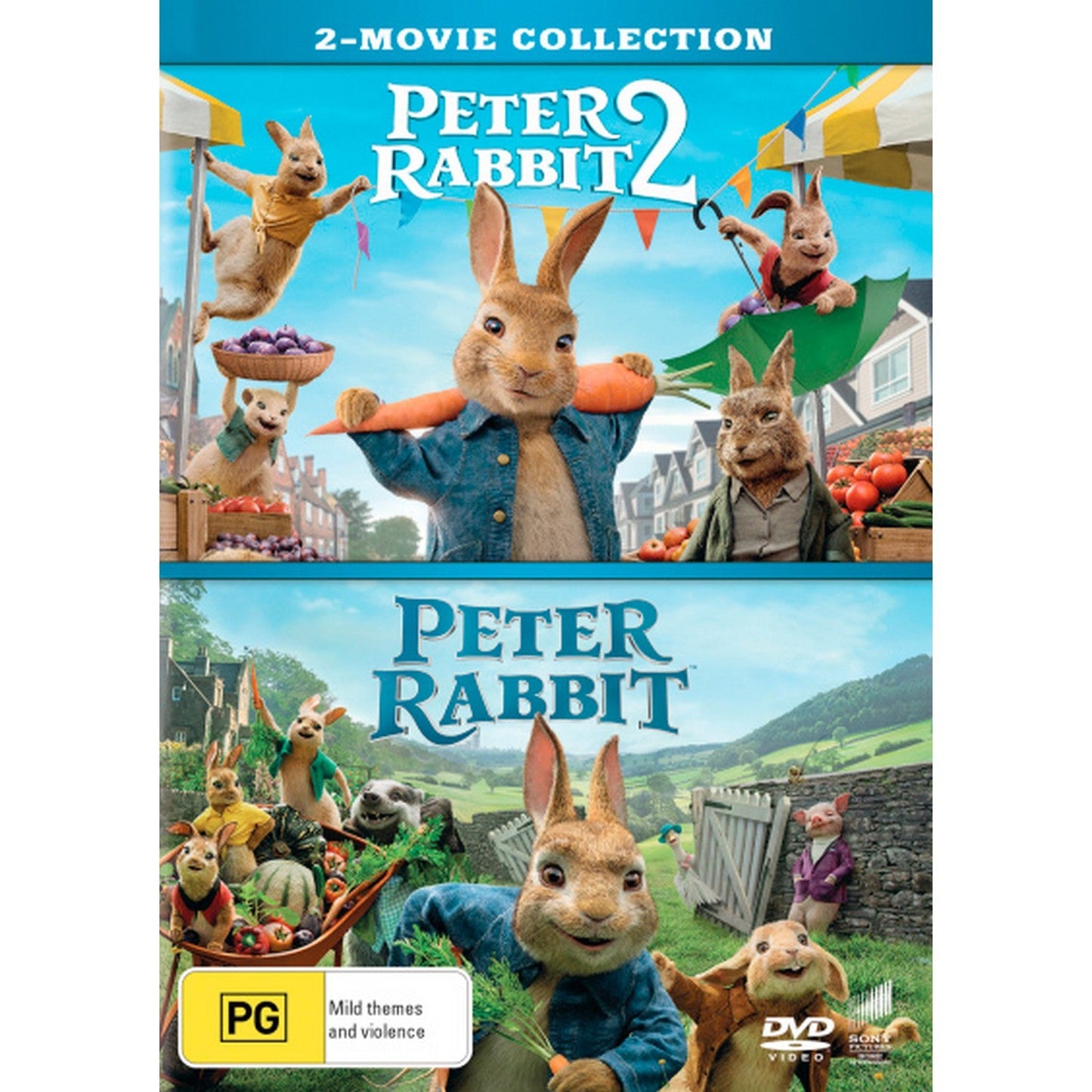 2 Movie Franchise Pack (Peter Rabbit / Peter Rabbit 2: The Runaway) DVD Box Set