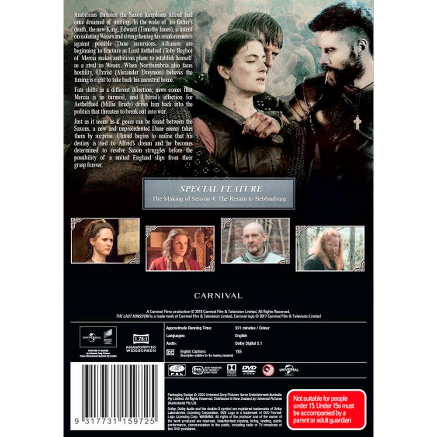 The Last Kingdom: Season 4 DVD