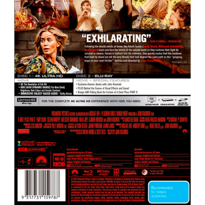 A Quiet Place Part II  4K UltraHD + Blu-Ray