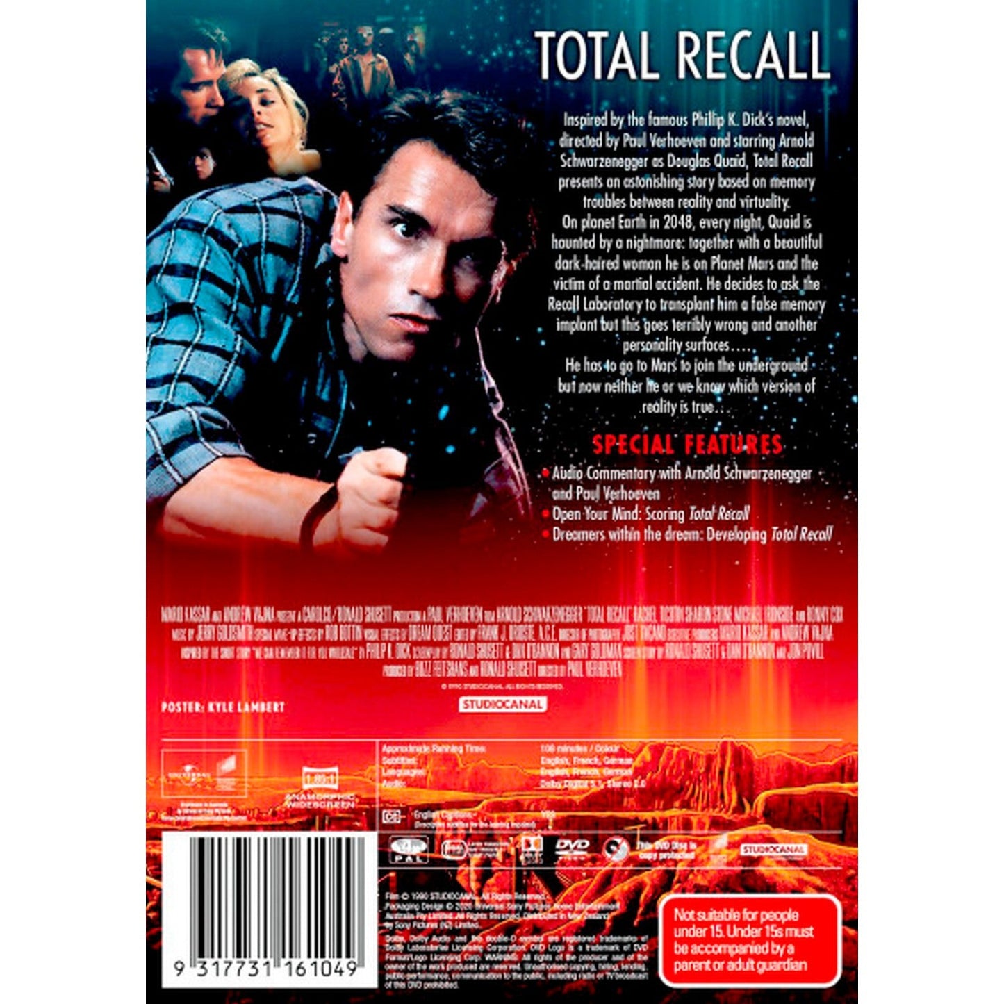 Total Recall (1990) - 30th Anniversary DVD