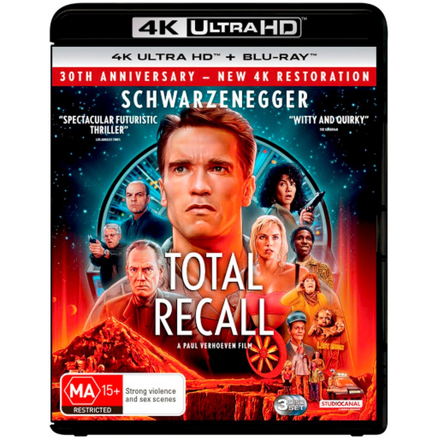 Total Recall (1990) - 30th Anniversary 4K UltraHD + Blu-Ray