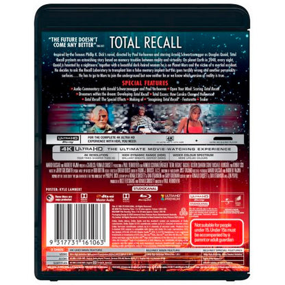 Total Recall (1990) - 30th Anniversary 4K UltraHD + Blu-Ray