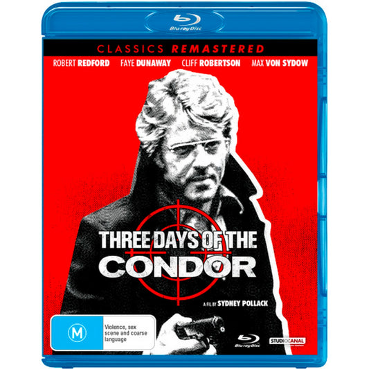 Three Days of the Condor (Classics Remastered) Blu-Ray