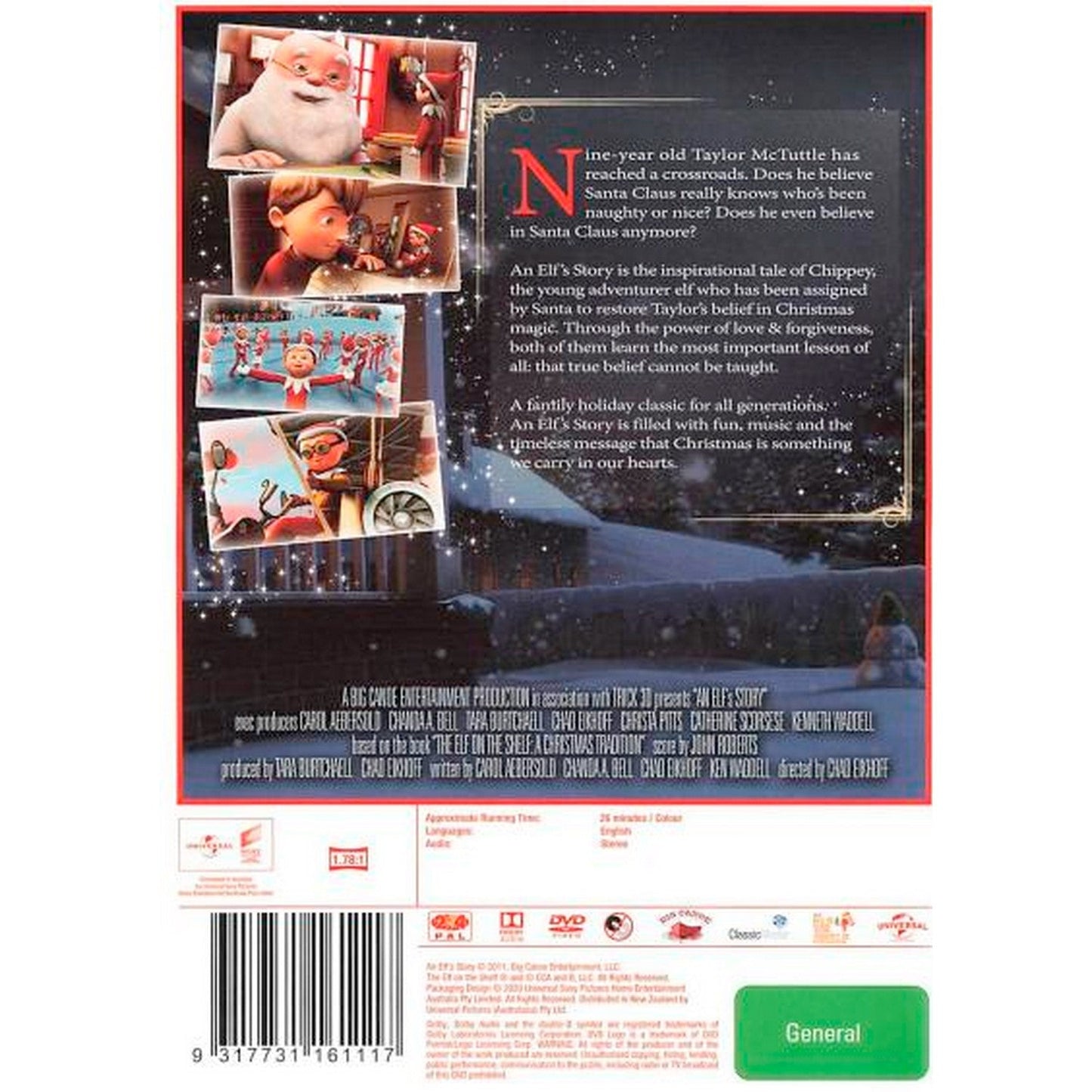 The Elf on the Shelf: An Elf's Story DVD