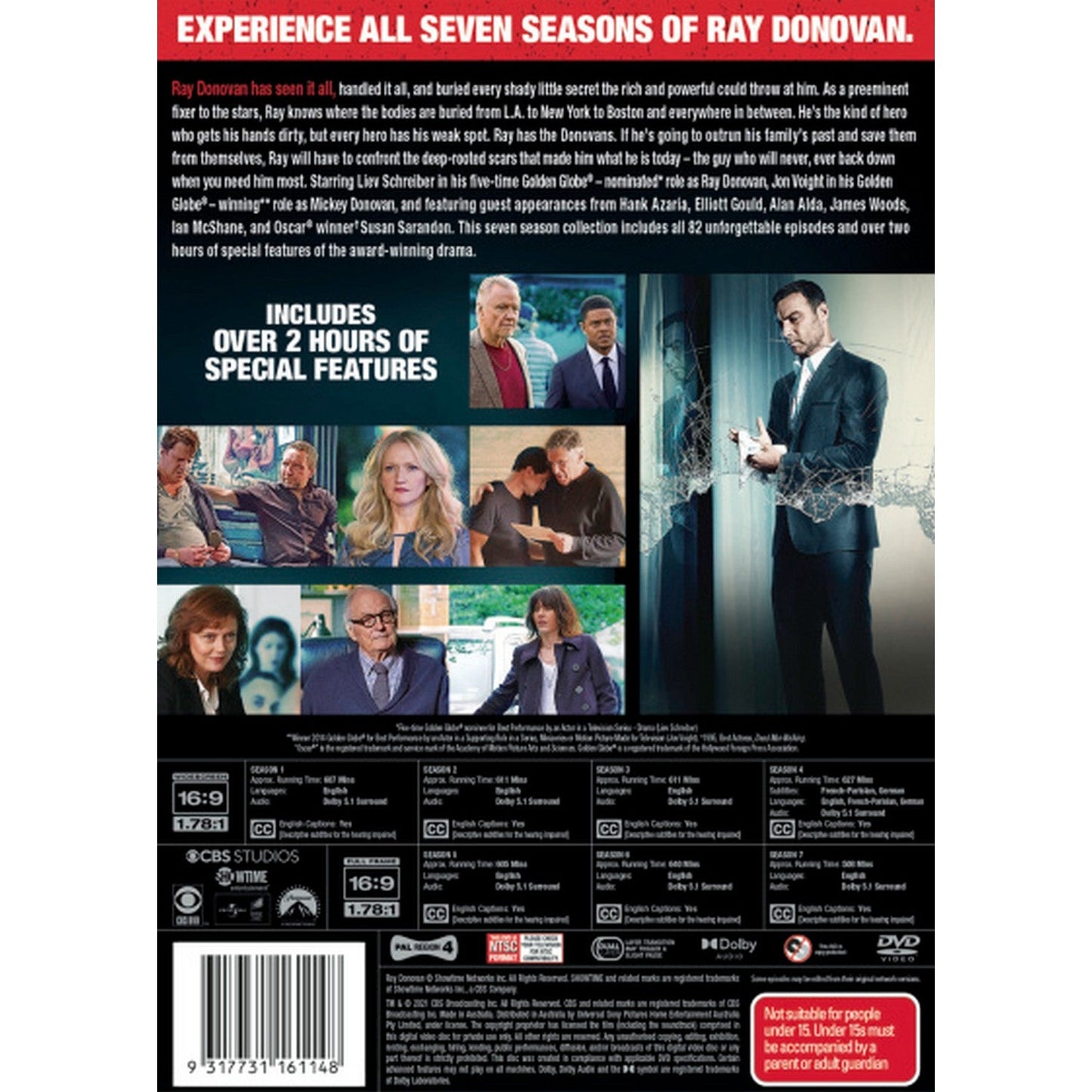 Ray Donovan: Seasons 1 - 7 DVD Box Set