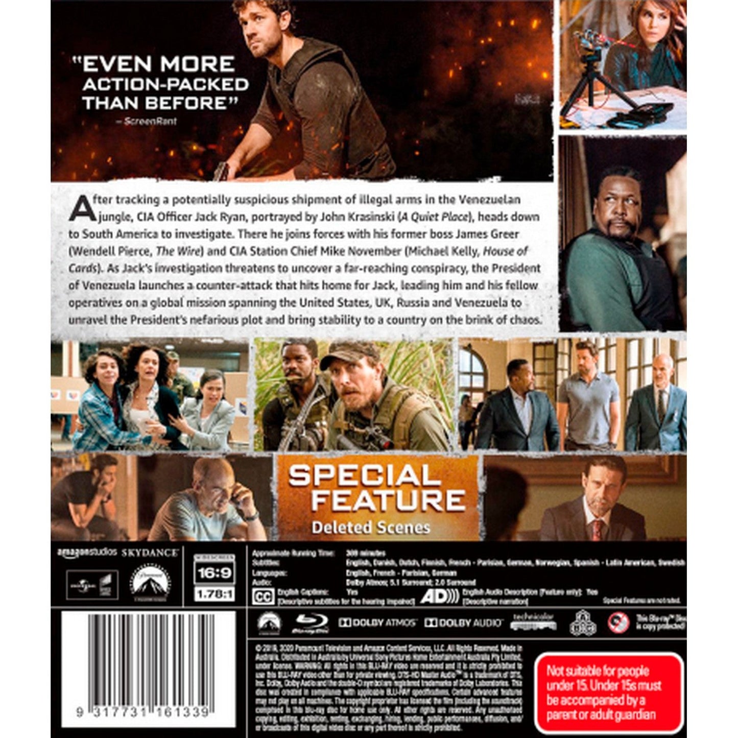 Tom Clancy's Jack Ryan: Season 2 Blu-Ray