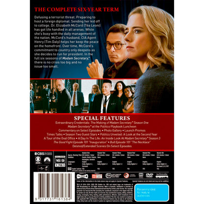 Madam Secretary: The Complete Series (Seasons 1 - 6) DVD Box Set