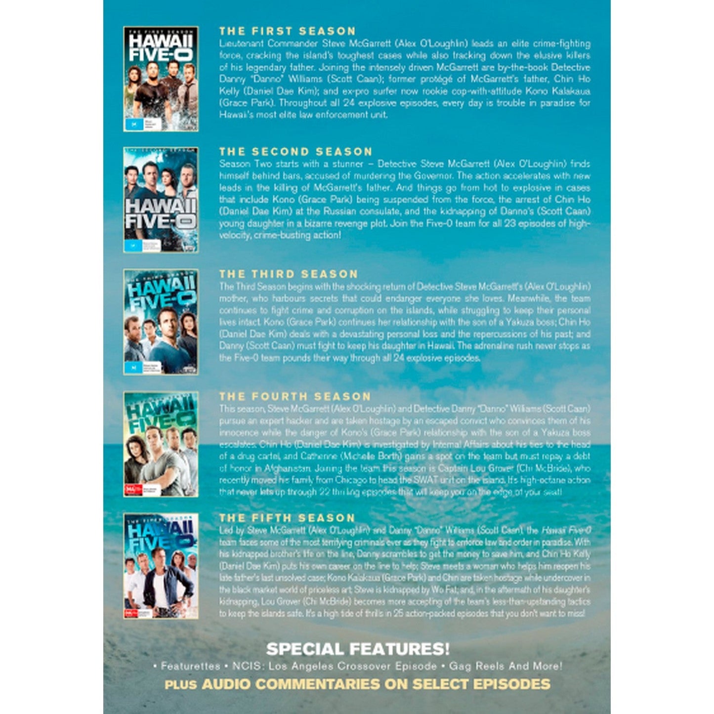 Hawaii 5-O (2010): Season 1 - 5 DVD Box Set