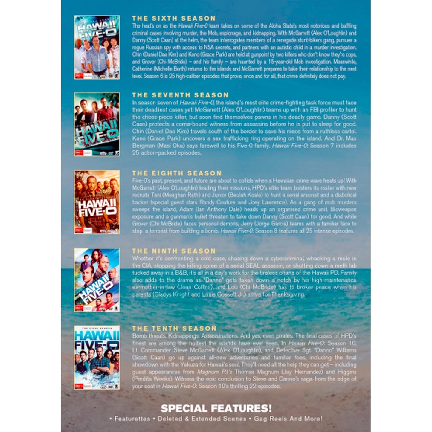 Hawaii 5-O (2010): Season 6 -10 DVD Box Set