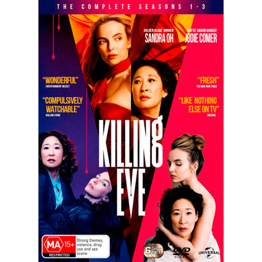 Killing Eve: Seasons 1 - 3 DVD Box Set