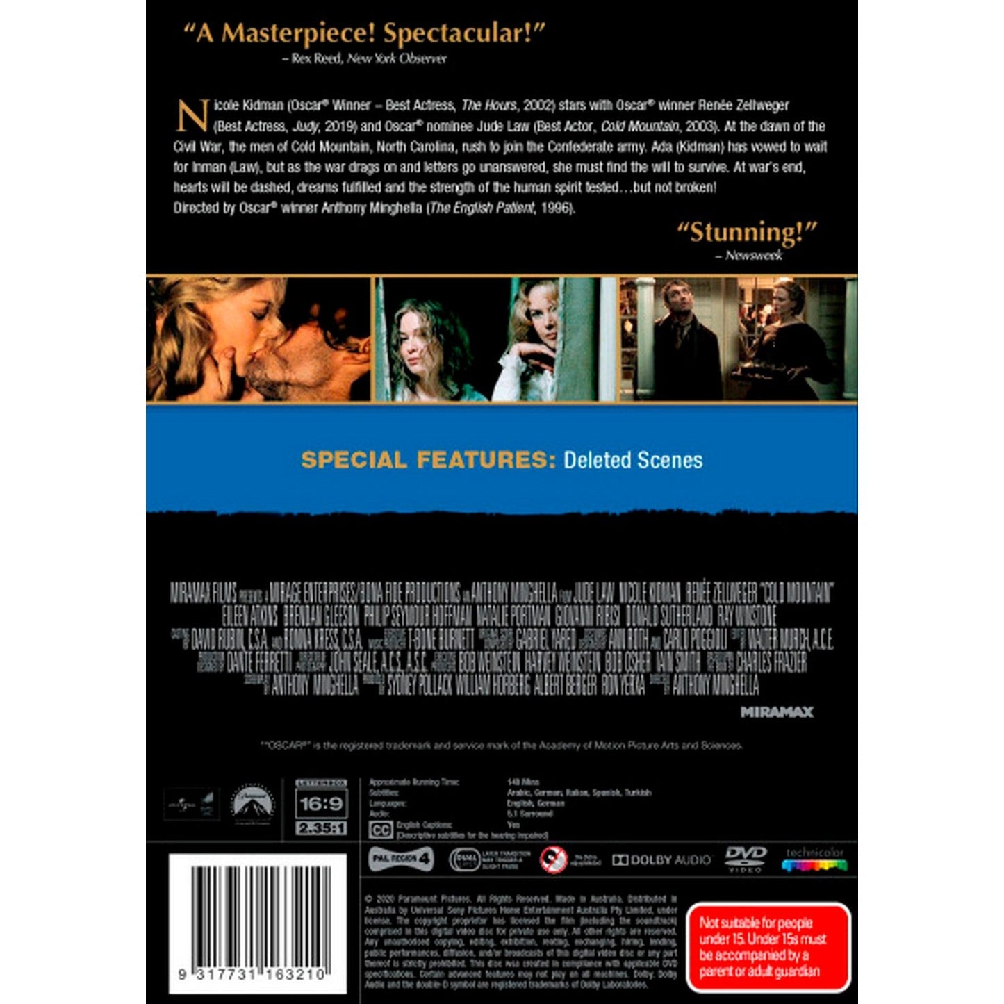 Cold Mountain DVD