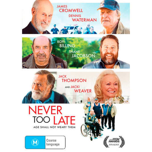 Never Too Late (2020) DVD