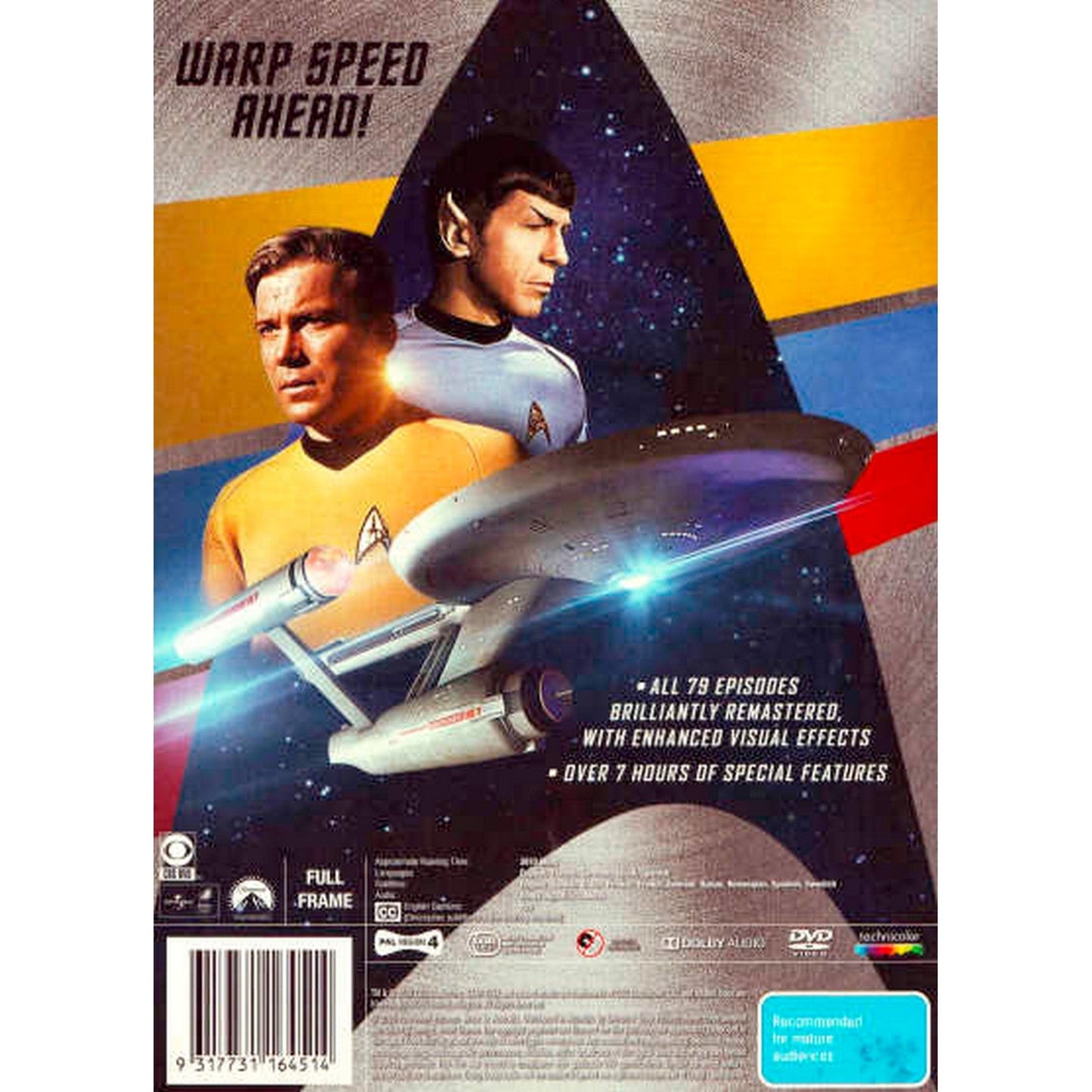 Star Trek: The Original Series - The Complete Series - Remastered DVD Box Set