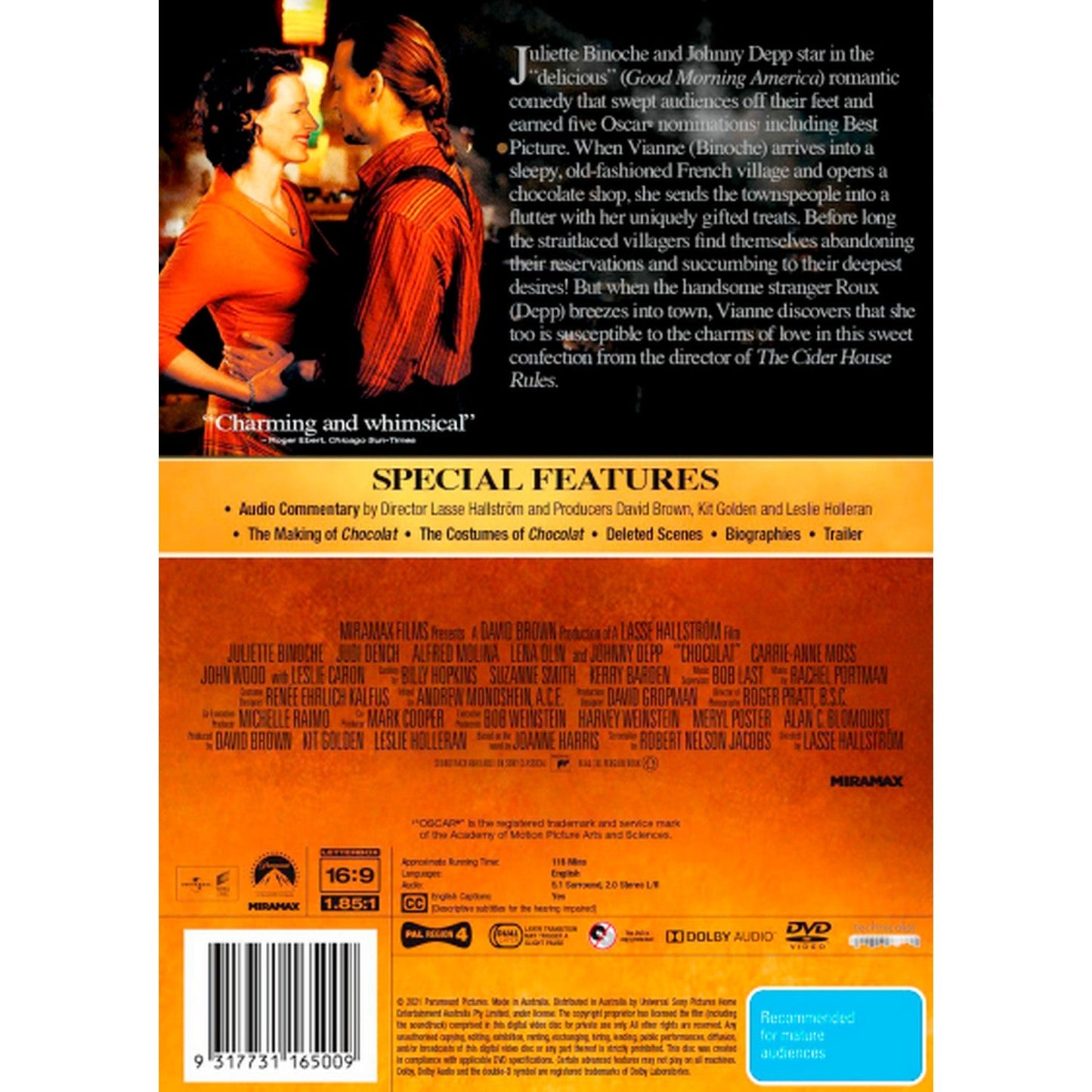 Chocolat (2000) DVD