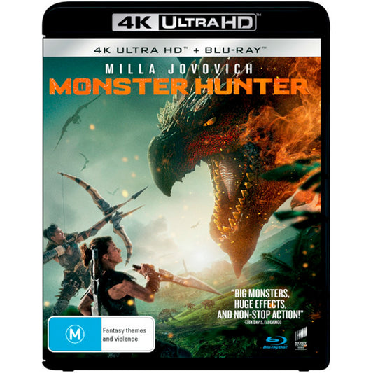 Monster Hunter 4K UltraHD + Blu-Ray