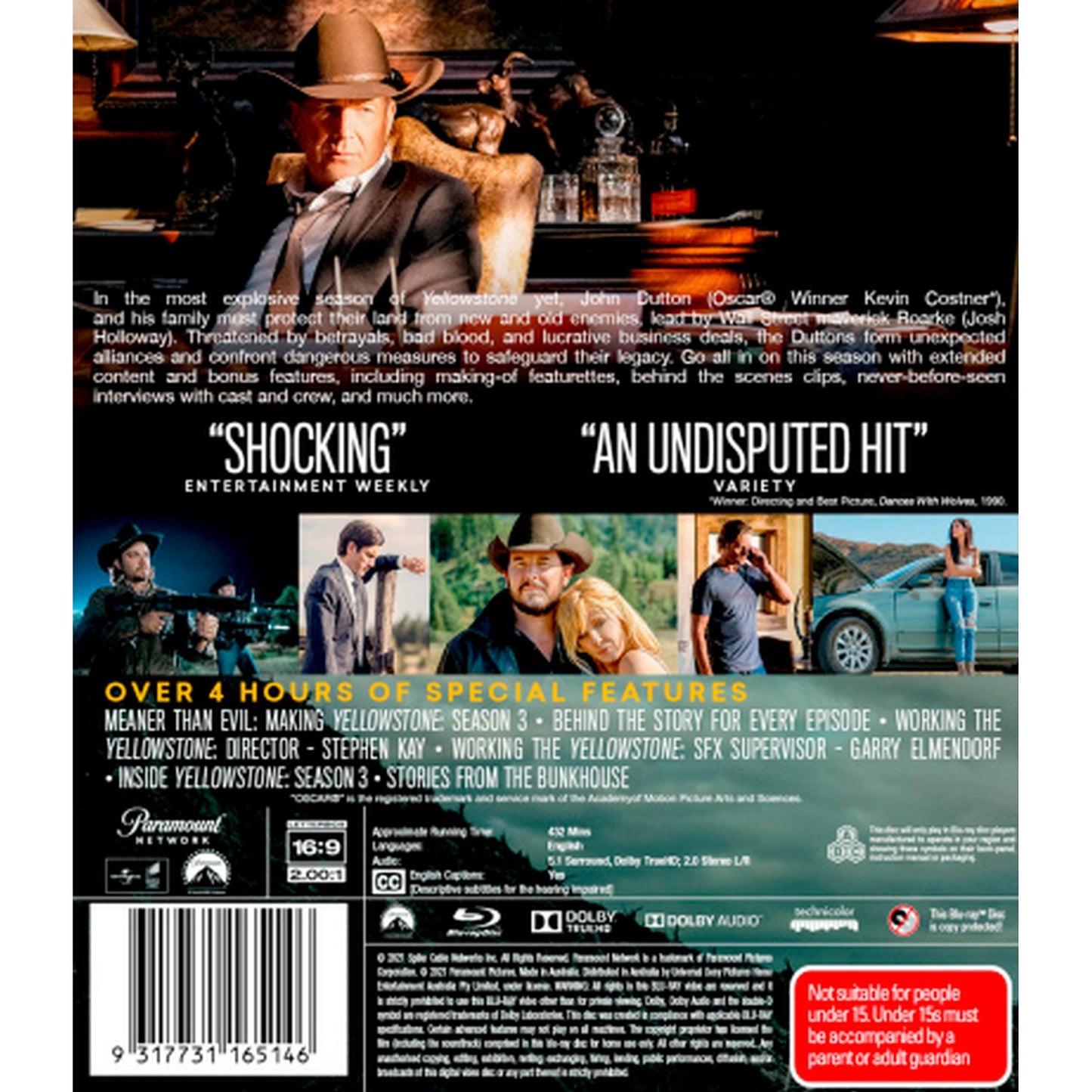 Yellowstone: Season 3 Blu-Ray