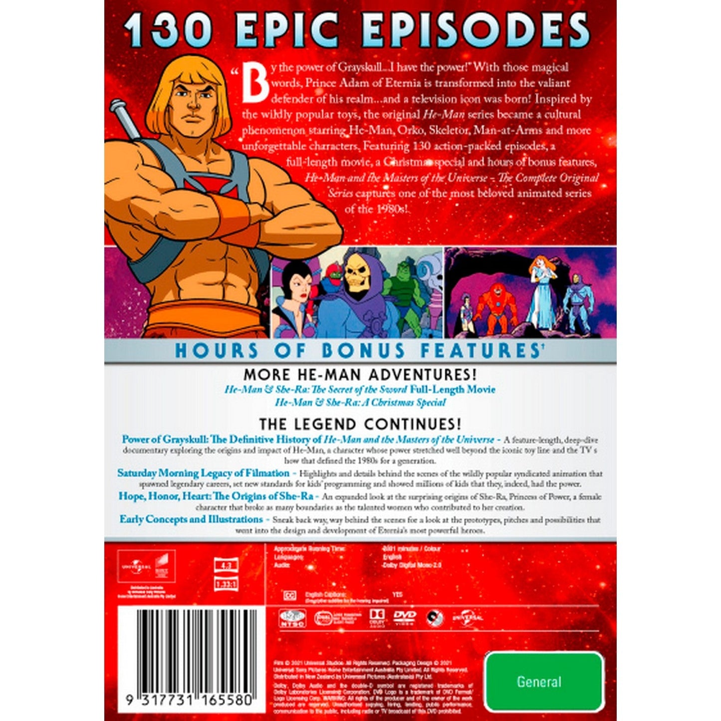 He-Man and the Masters of the Universe: The Complete Original Series DVD Box Set