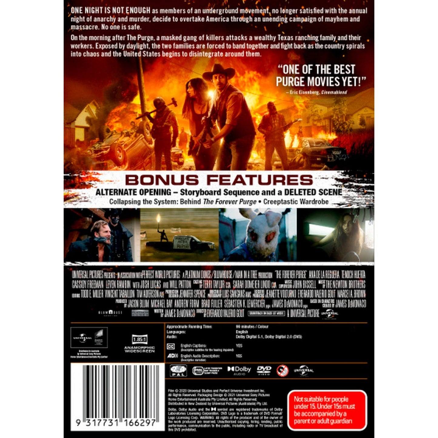 The Forever Purge DVD