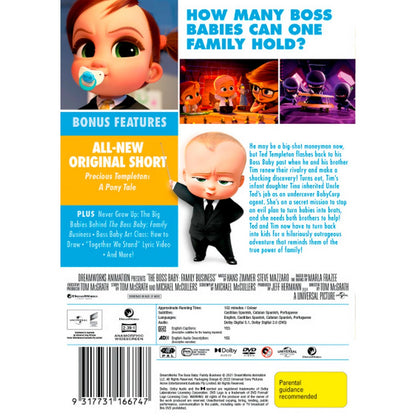 The Boss Baby: Family Business DVD