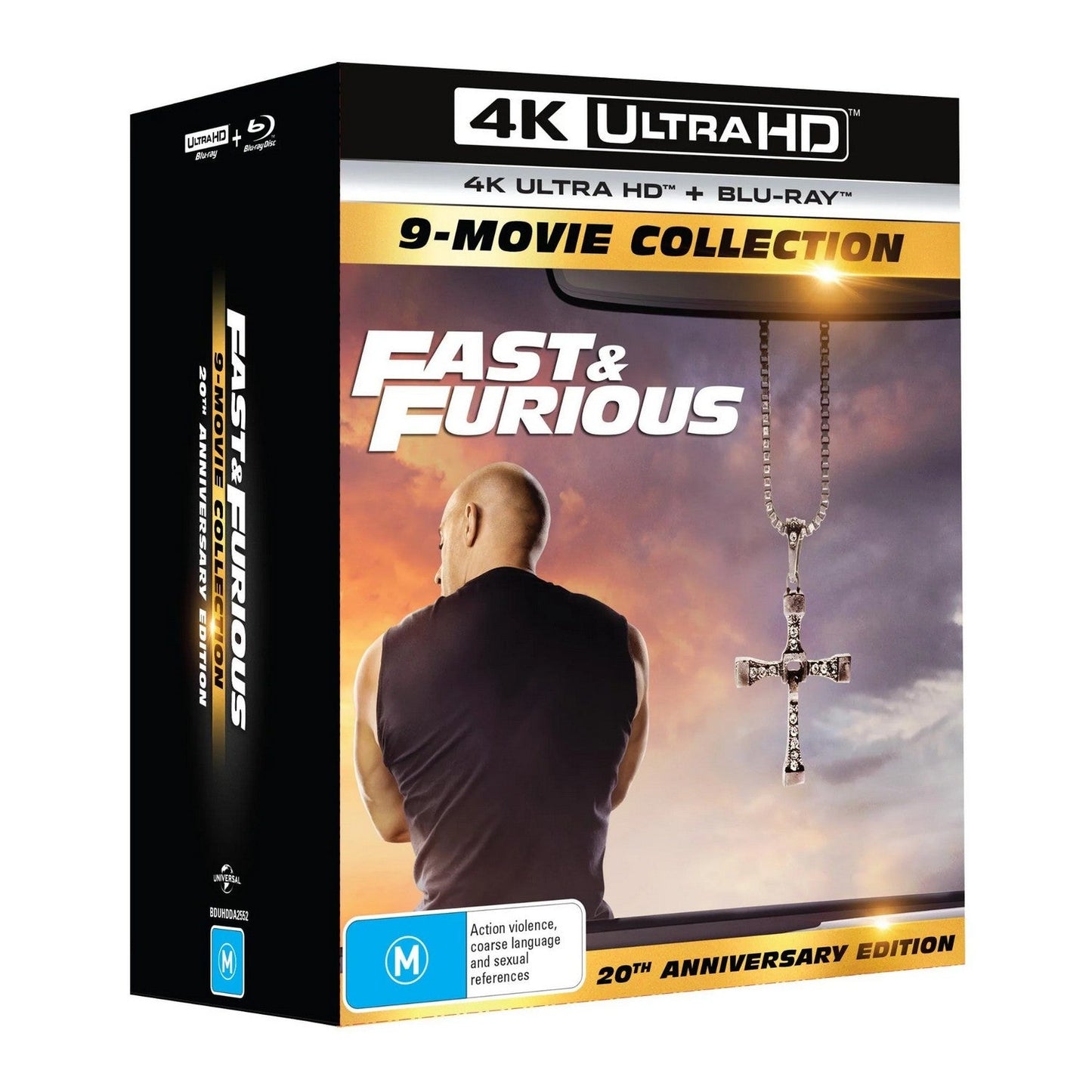 9 Movie Franchise Pack (Fast & Furious 1 - 9) 4K UltraHD + Blu-Ray Box Set