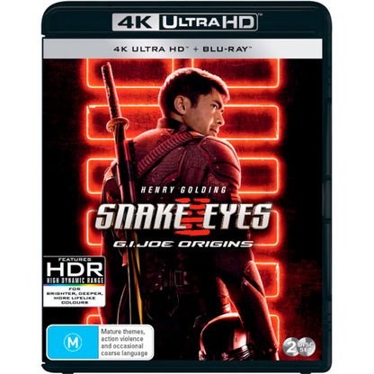 Snake Eyes: G.I. Joe Origins (2021) 4K UltraHD + Blu-Ray