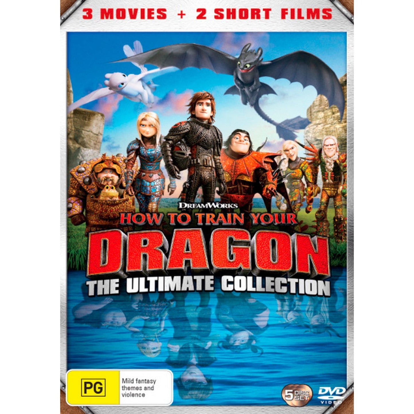 How to Train Your Dragon: The Ultimate Collection (How to Train Your Dragon/How to Train Your Dragon 2/The Hidden World/Gift of the Night Fury/Homecom DVD Box Set