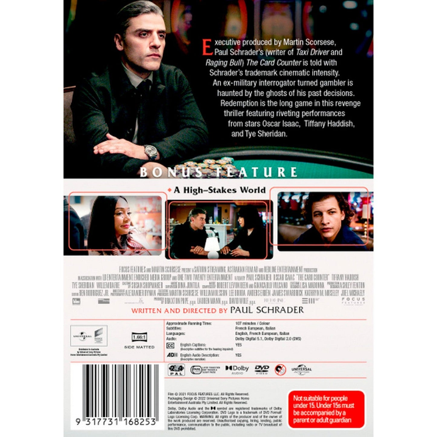 The Card Counter DVD