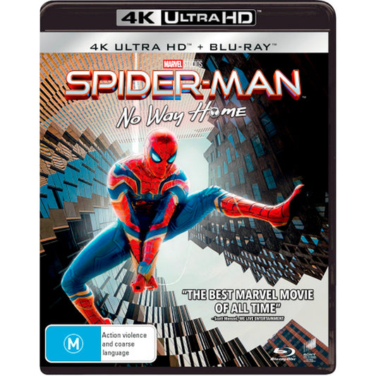 Spider-Man: No Way Home 4K UltraHD + Blu-Ray