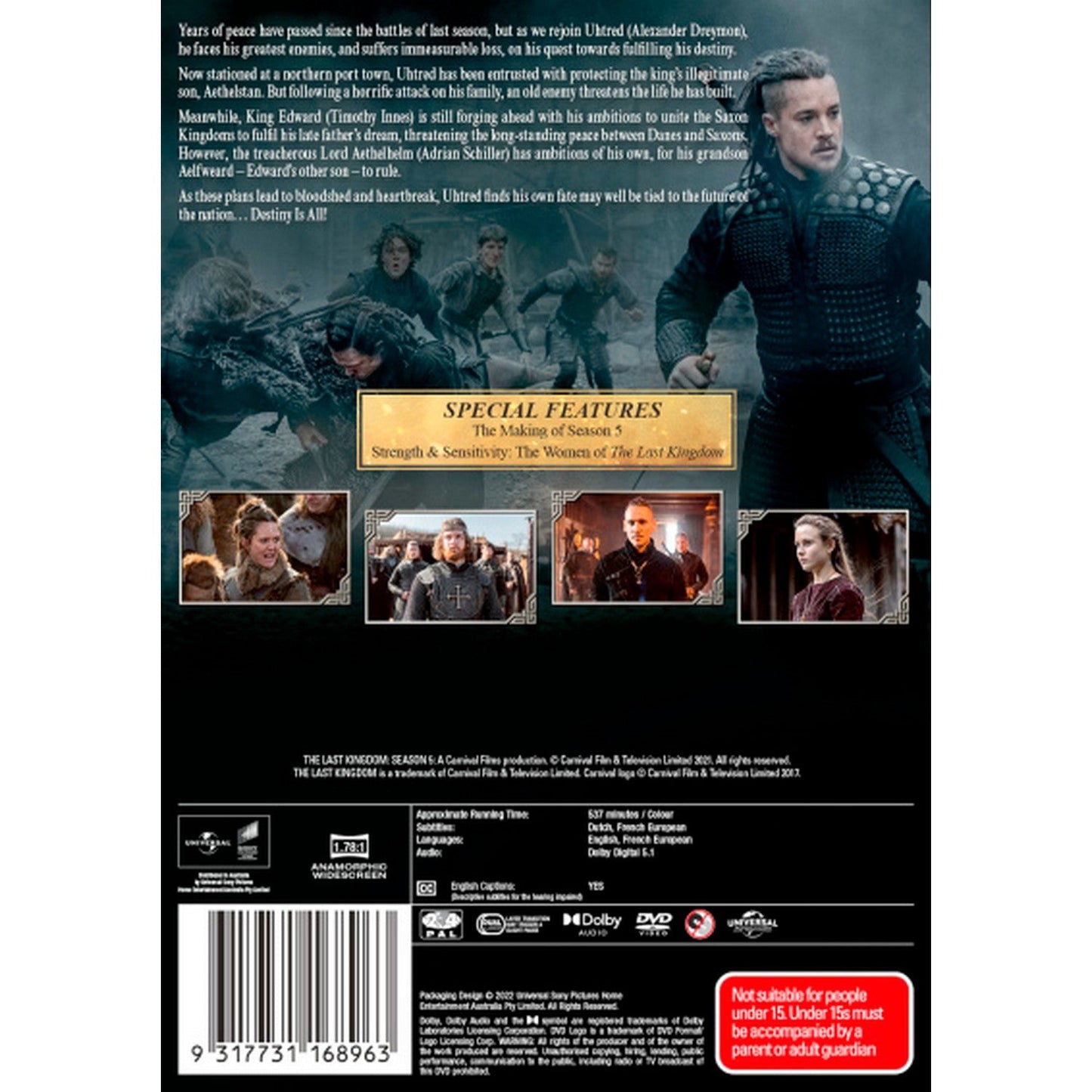 The Last Kingdom: Season 5 DVD