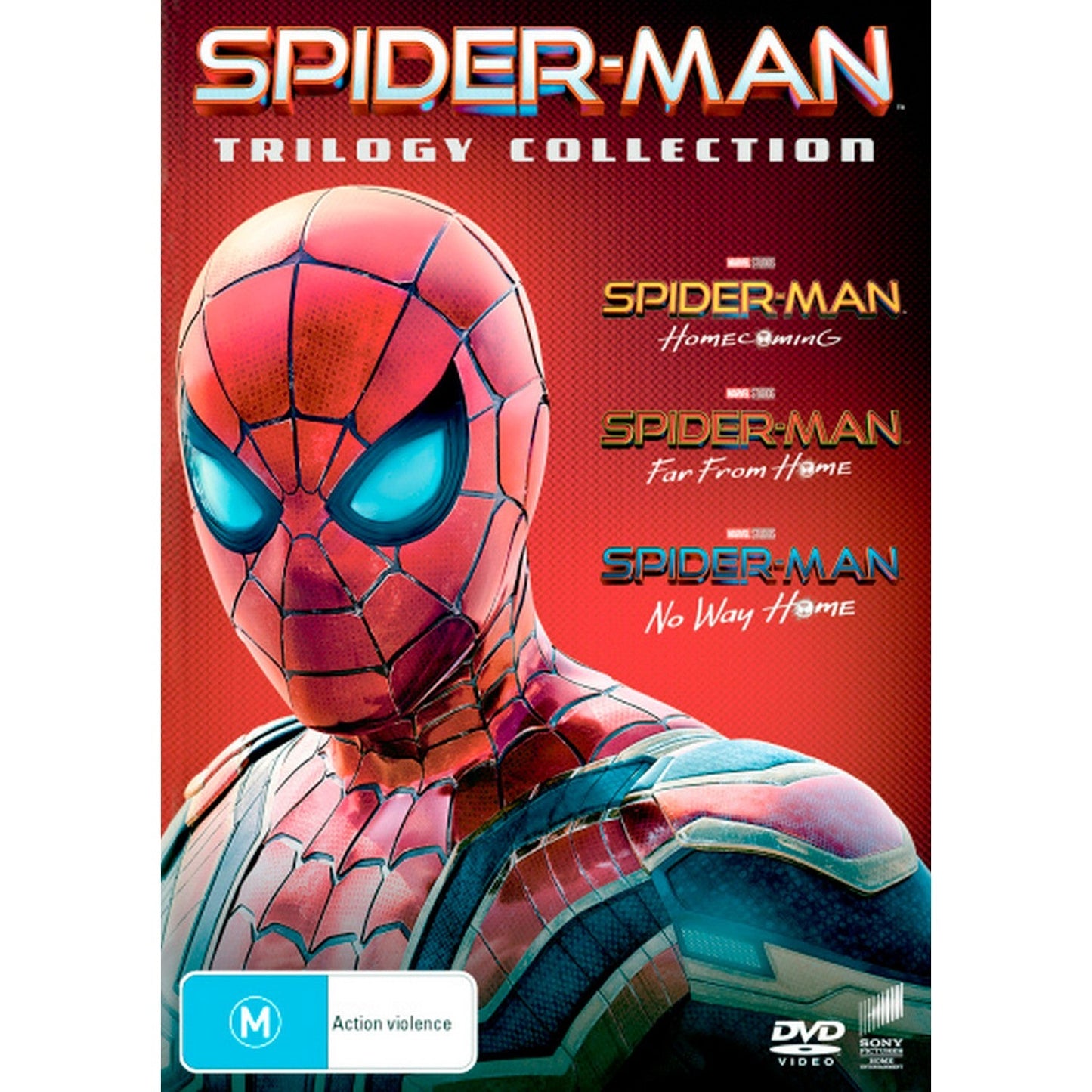 Spider-Man: Trilogy Collection (Spider-Man: Far From Home / Spider-Man: Homecoming / Spider-Man: No Way Home) DVD Box Set