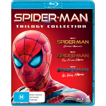 Spider-Man Trilogy Collection (Spider-Man: Far From Home / Spider-Man: Homecoming / Spider-Man: No Way Home) Blu-Ray Box Set