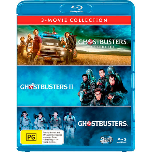 3 Movie Franchise Pack (Ghostbusters: Afterlife / Ghostbusters II / Ghostbusters (1984)) Blu-Ray Box Set