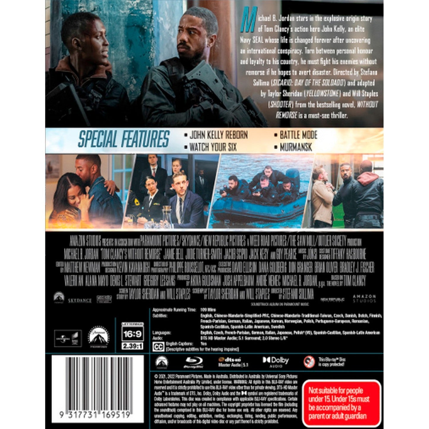 Without Remorse Blu-Ray