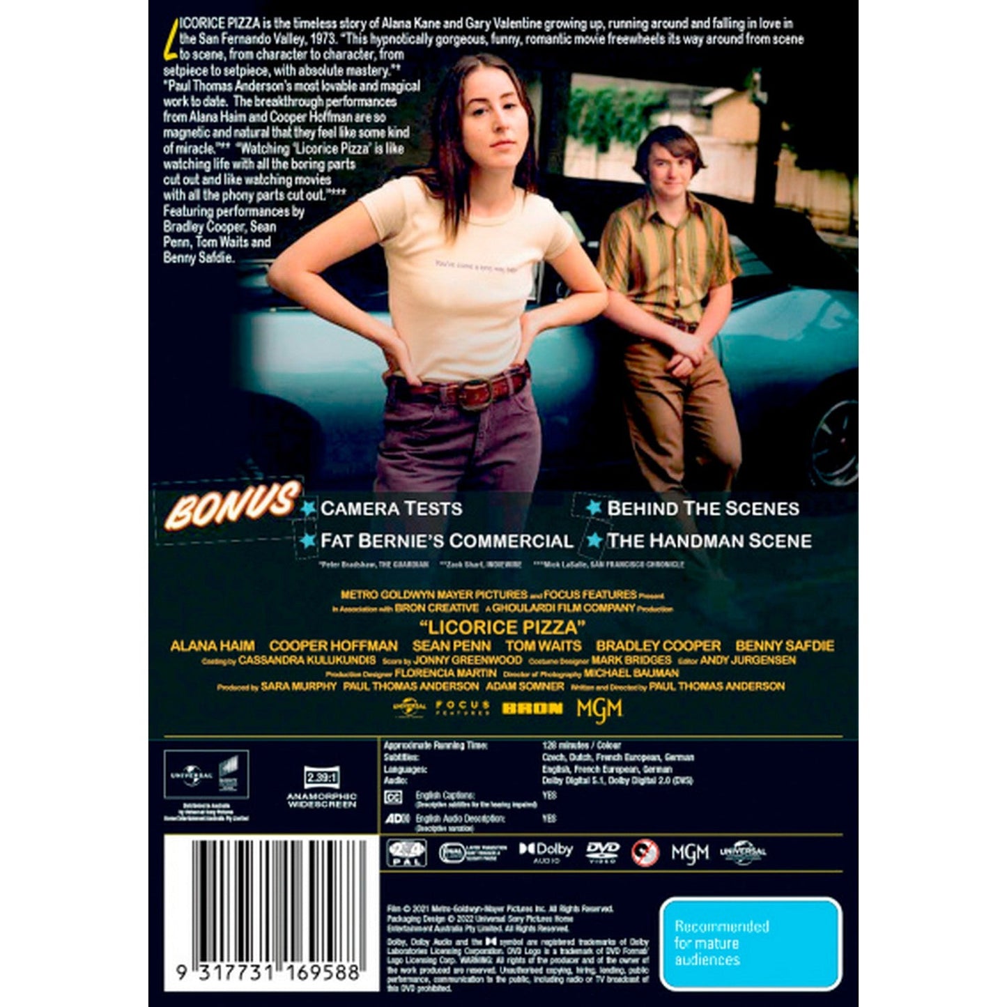 Licorice Pizza DVD