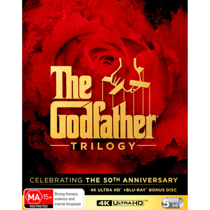 The Godfather Trilogy: The Godfather / The Godfather Part II / The Godfather Coda 4K UltraHD + Blu-Ray Box Set