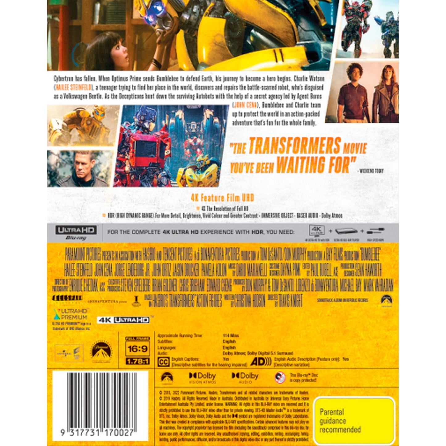 Bumblebee 4K UltraHD