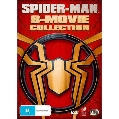 Spider-Man 8 Movie Collection (Spider-Man 1 - 3/The Amazing Spider-Man 1 - 2/Spider-Man: Homecoming/Spider-Man: Far from Home/Spider-Man: No Way Home) DVD Box Set