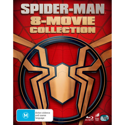 Spider-Man 8 Movie Collection (Spider-Man 1 - 3/The Amazing Spider-Man 1 - 2/Spider-Man: Homecoming/Spider-Man: Far from Home/Spider-Man: No Way Home) Blu-Ray Box Set