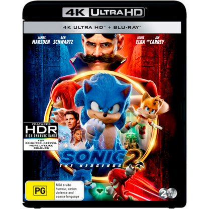 Sonic The Hedgehog 2 4K UltraHD + Blu-Ray