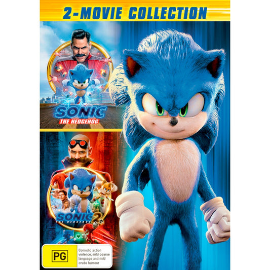 2 Movie Franchise Pack: Sonic the Hedgehog (2020) / Sonic The Hedgehog 2 DVD Box Set